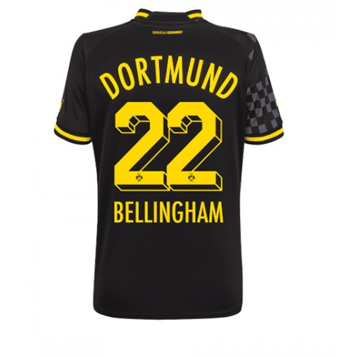 Dres Borussia Dortmund Jude Bellingham #22 Gostujuci za Žensko 2022-23 Kratak Rukav